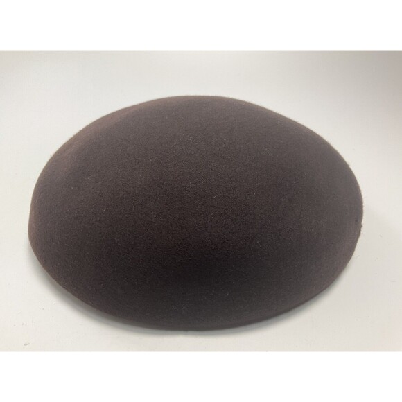 1920\'s Merrimac Hat Corp Women’s 100% Wool Beret In Brown Made in USA Vintage main image 10